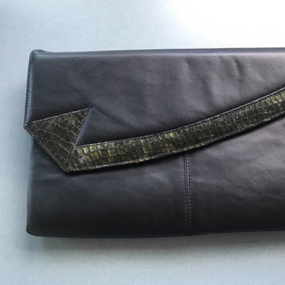 Vintage Naturalizer Purse Clutch - Black - Picture 1 of 10